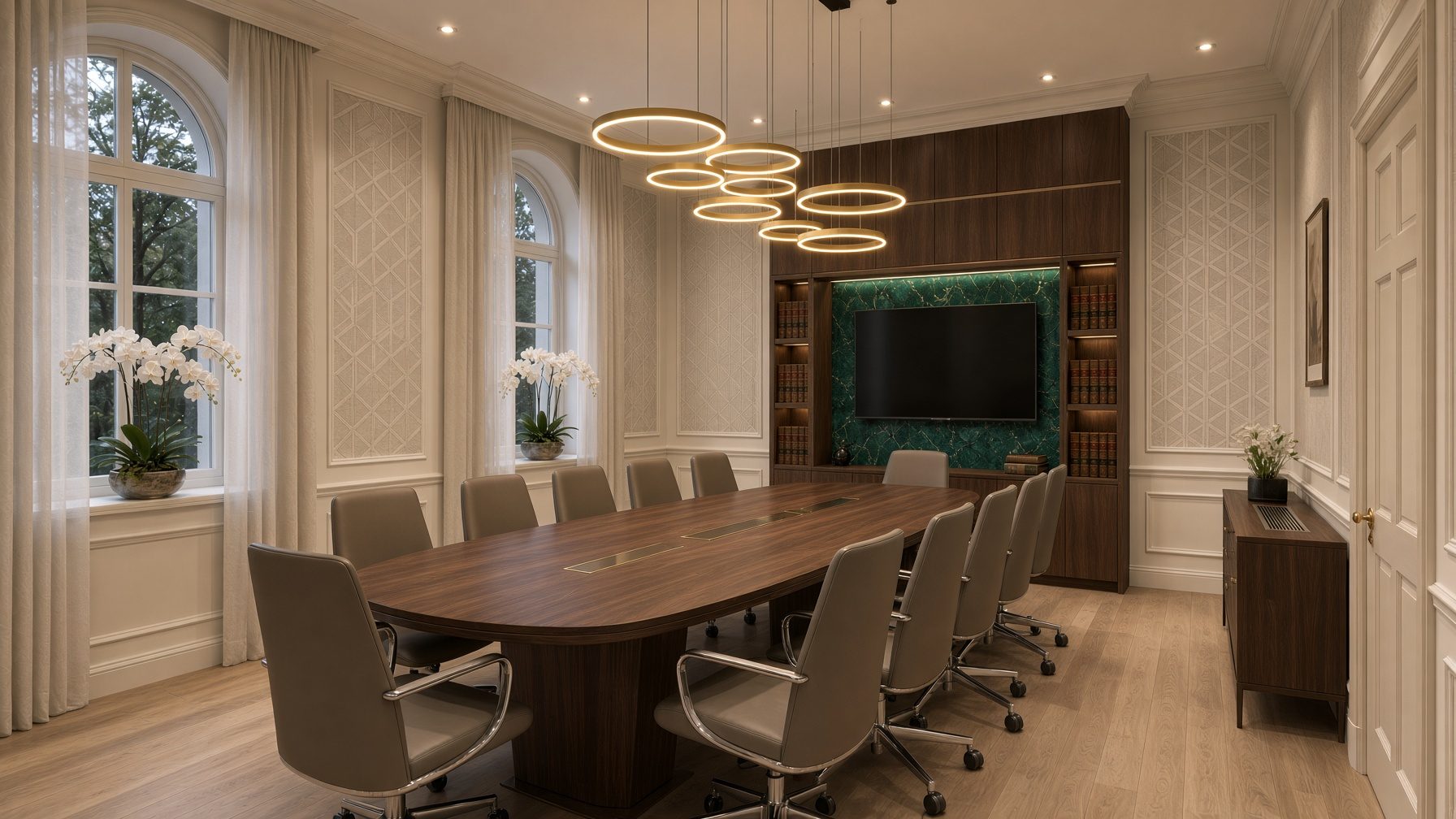 Interior design for a boardroom